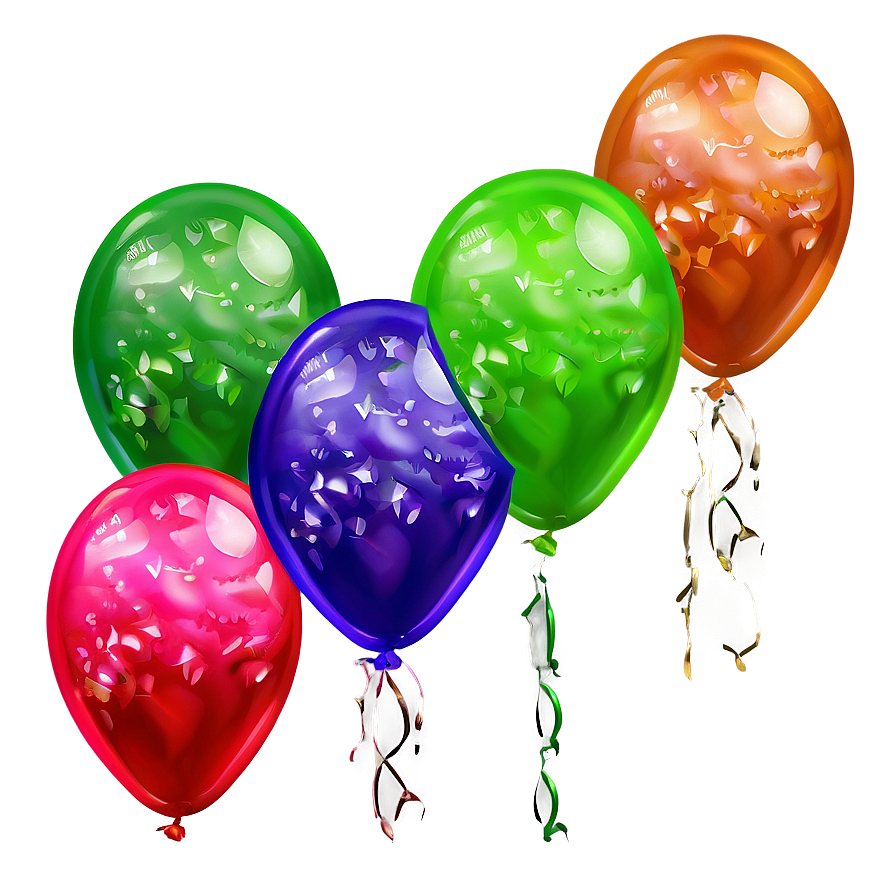 Colorful Balloons Png Ykh78 PNG image