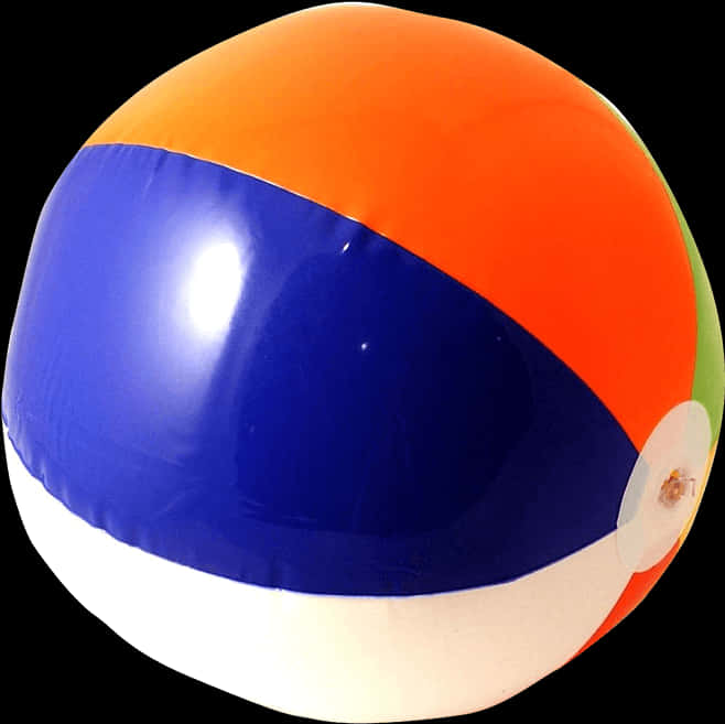 Colorful Beach Ball Isolated PNG image