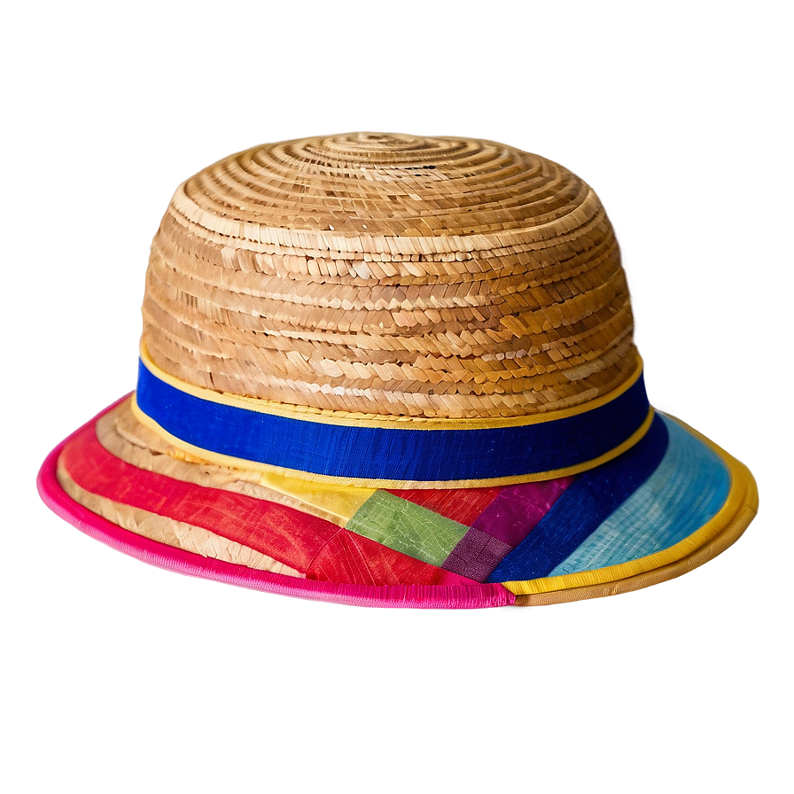 Colorful Beach Hat Png 06212024 PNG image