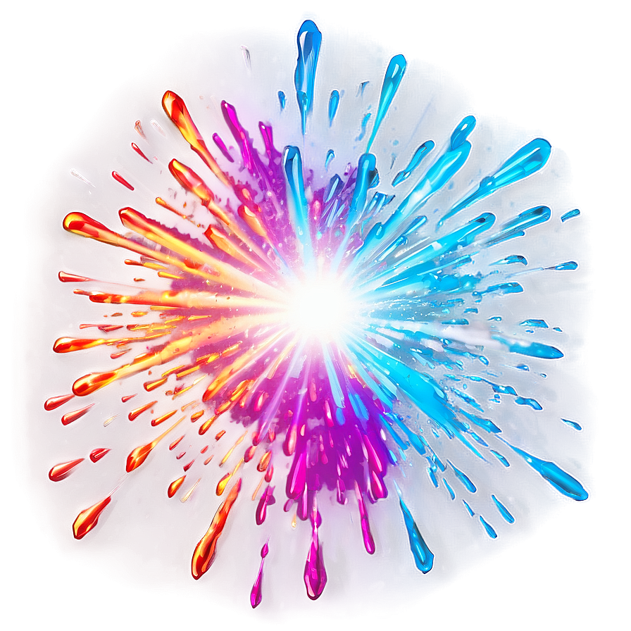 Colorful Blast Effect Png Dhc63 PNG image