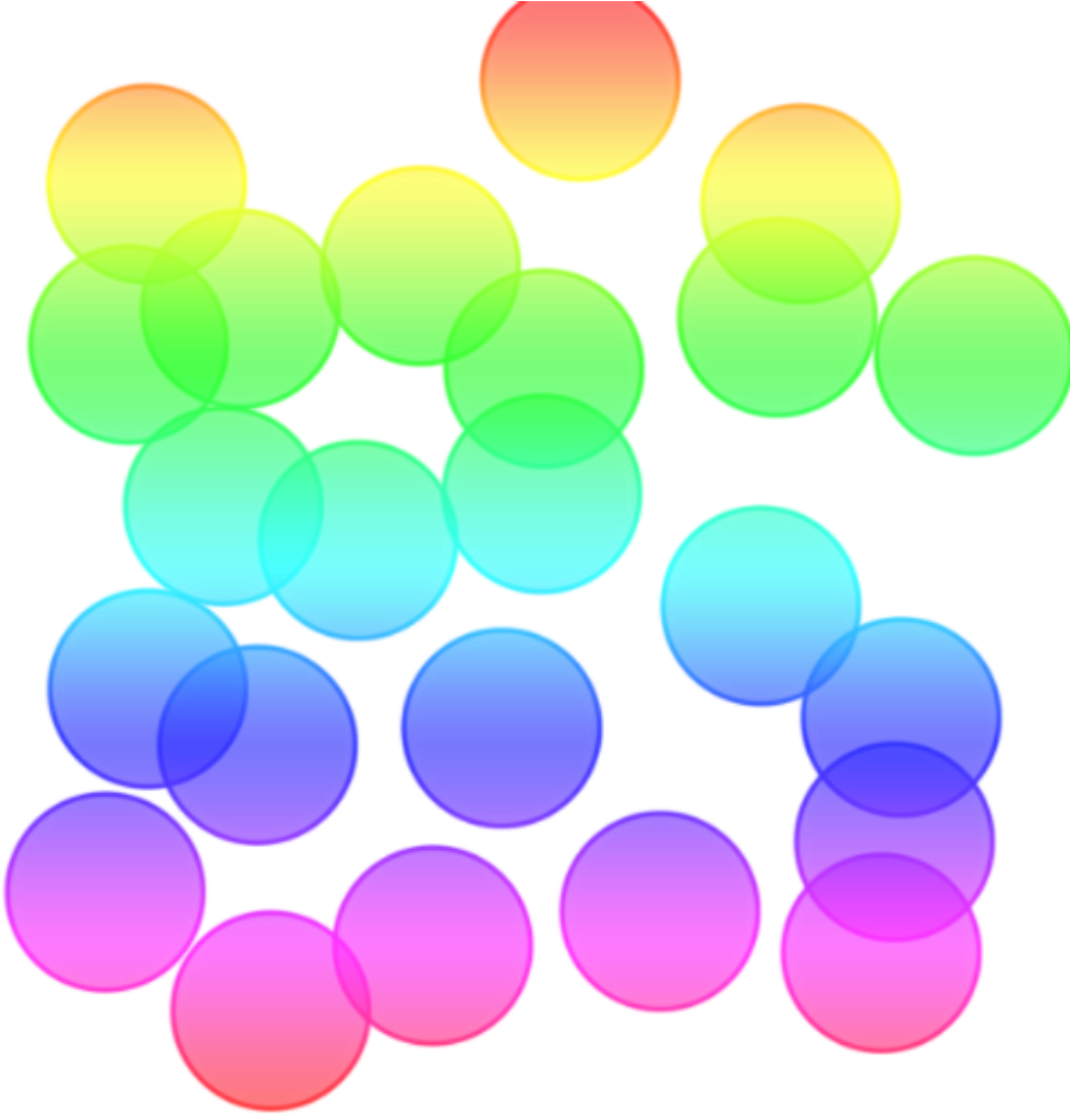 Colorful Bokeh Bubbles Background PNG image