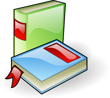 Colorful Books Icon PNG image
