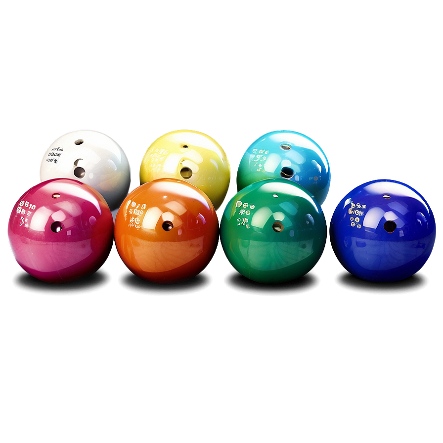 Colorful Bowling Ball Png Eyd PNG image