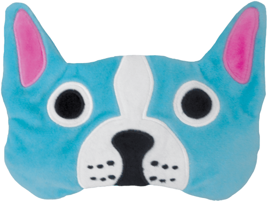 Colorful Bulldog Face Cushion.png PNG image