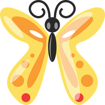 Colorful Butterfly Illustration PNG image