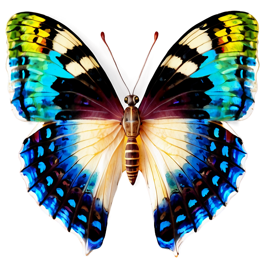 Colorful Butterfly Png 06262024 PNG image