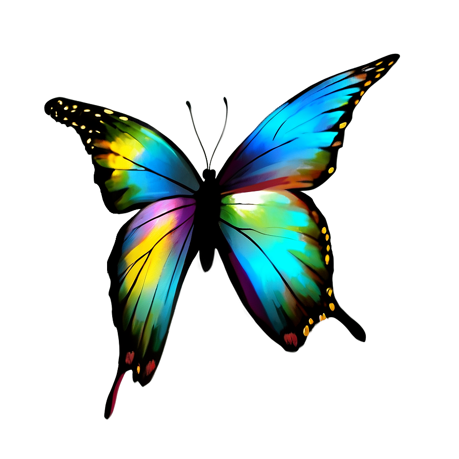 Colorful Butterfly Png 06262024 PNG image