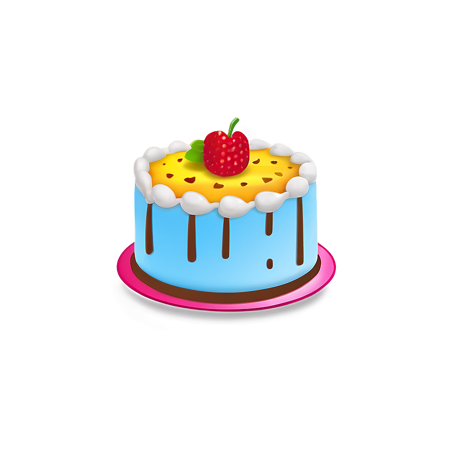 Colorful Cake Emoji Png 38 PNG image