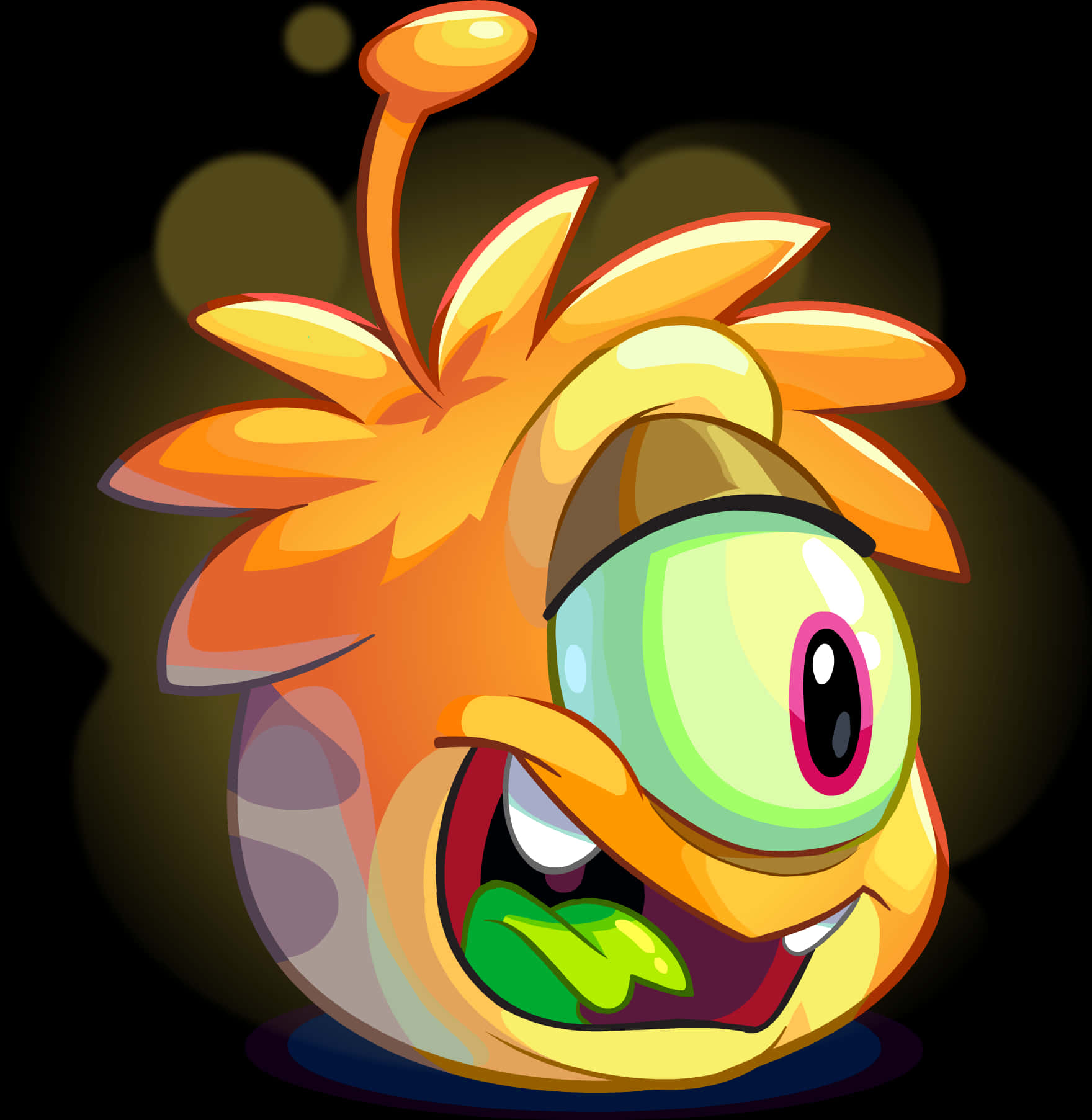 Colorful Cartoon Alien PNG image