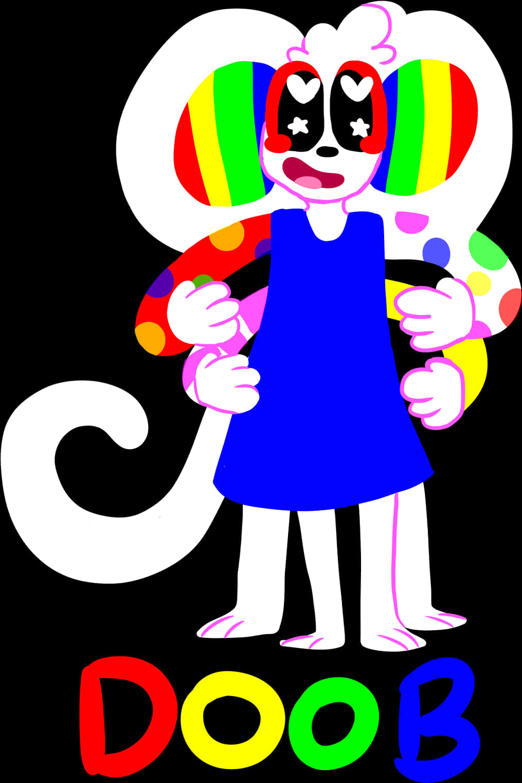 Colorful_ Cartoon_ Character_ Doob PNG image