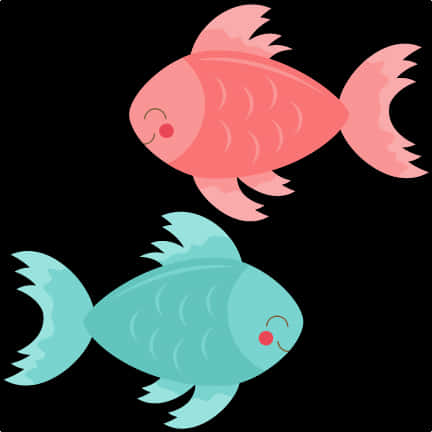 Colorful Cartoon Fish Illustration PNG image