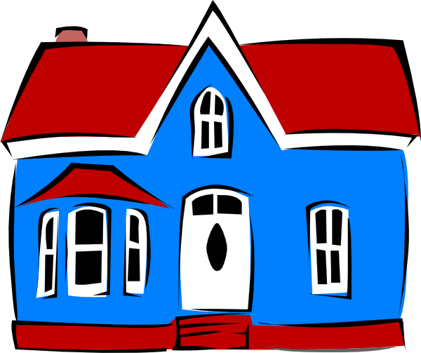 Colorful Cartoon House PNG image