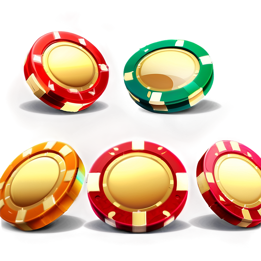 Colorful Casino Chips Png 06122024 PNG image