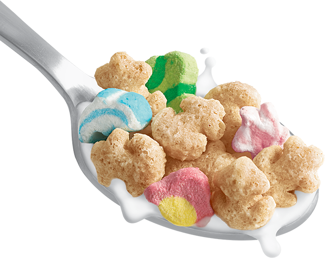 Colorful Cerealon Spoon PNG image