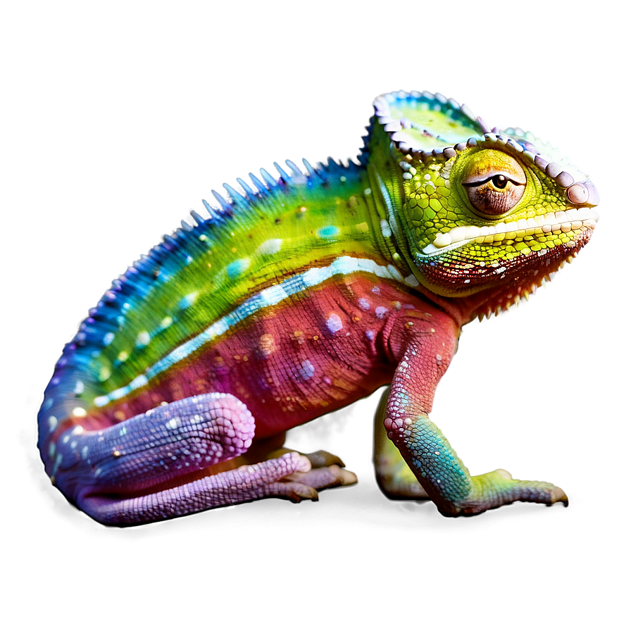 Colorful Chameleon Png Clg PNG image