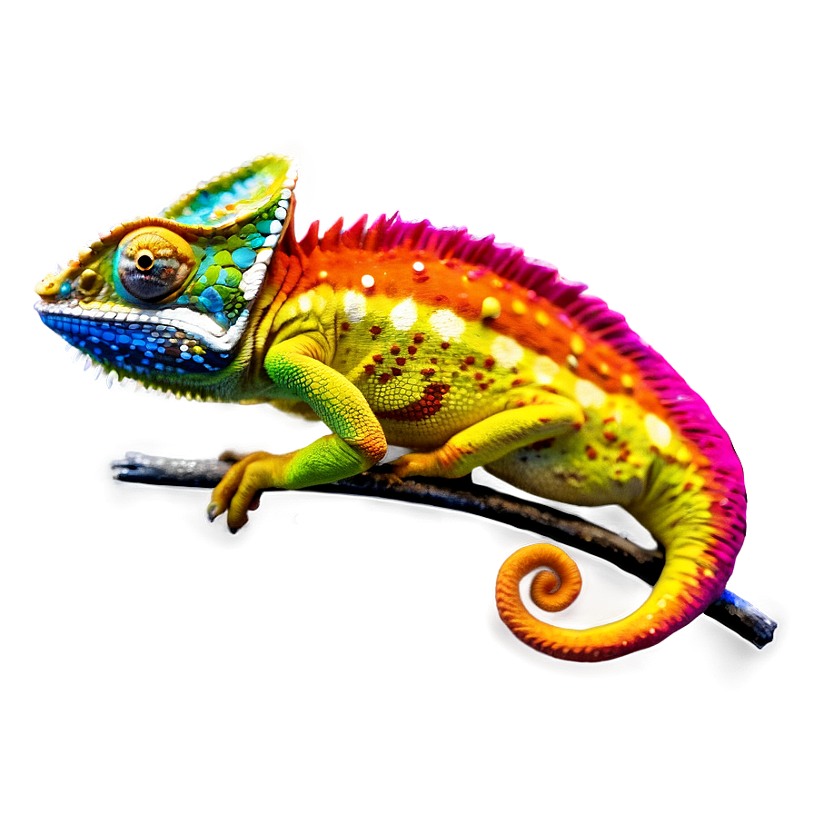 Colorful Chameleon Png Xsc PNG image