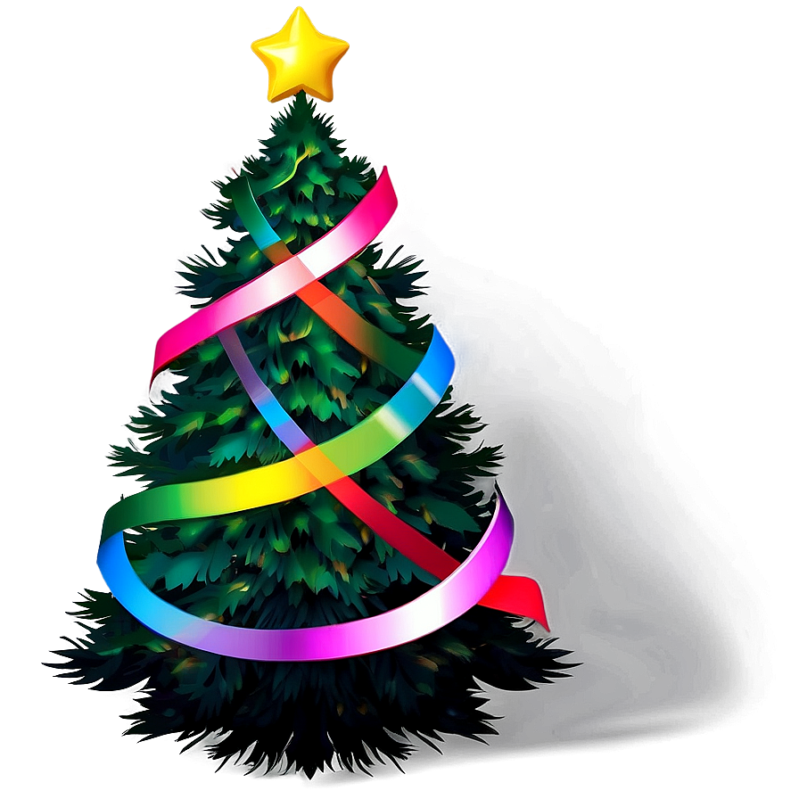 Colorful Christmas Tree Png Fhk35 PNG image