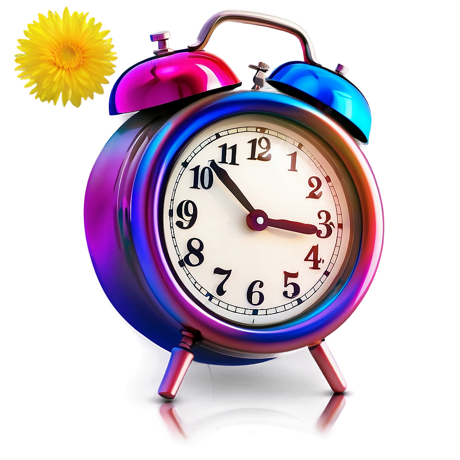 Colorful Clock Clipart Png Jwb54 PNG image