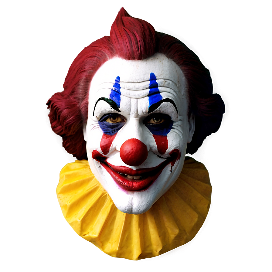 Colorful Clown Mask Png 06212024 PNG image