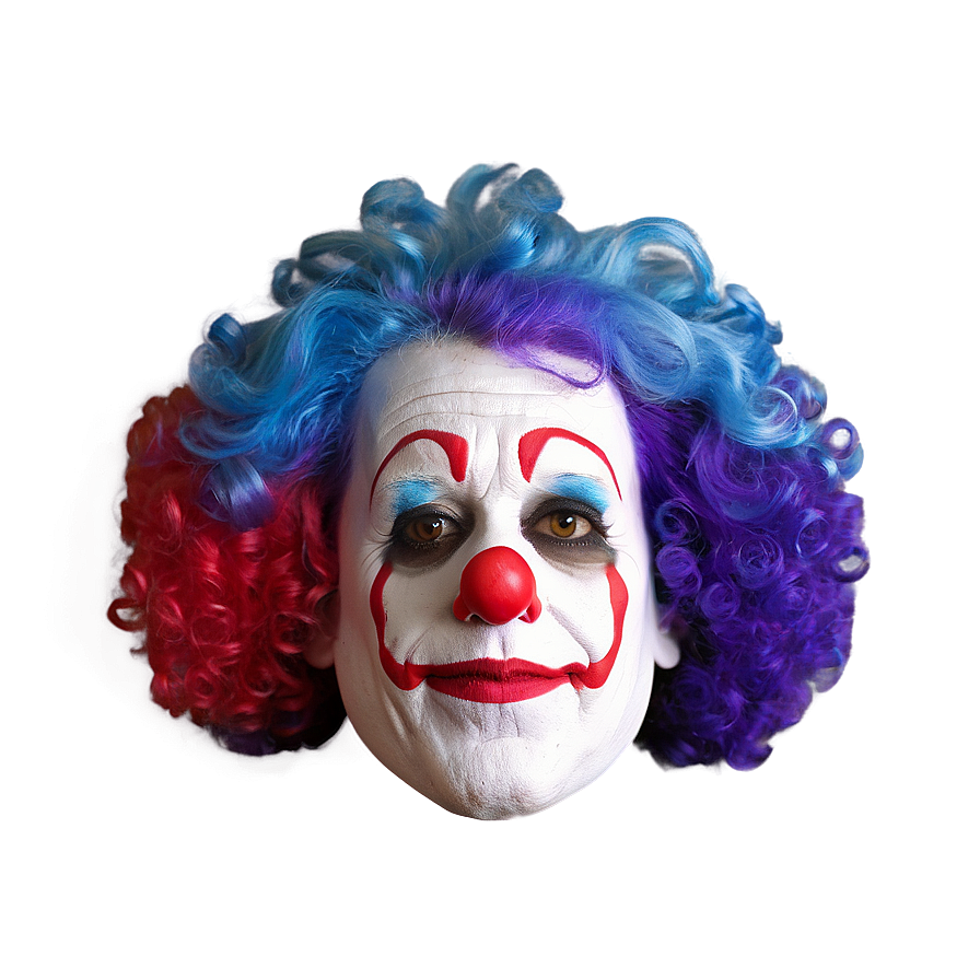 Colorful Clown Wig Png 05232024 PNG image