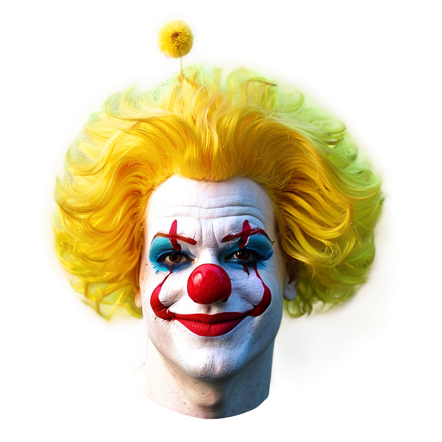 Colorful Clown Wig Png 05232024 PNG image