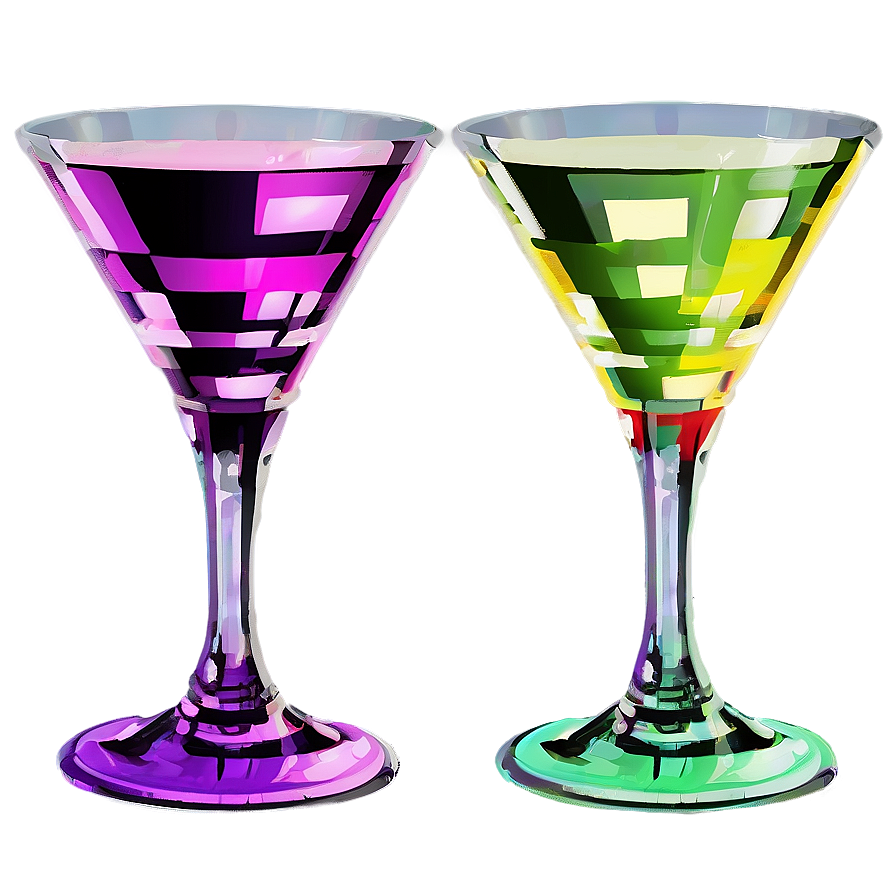 Colorful Cocktail Glass Png Mgt8 PNG image