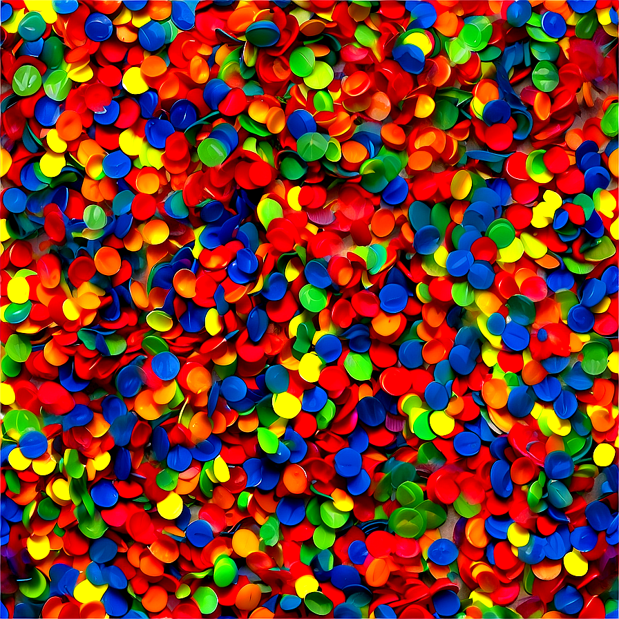 Colorful Confetti C PNG image