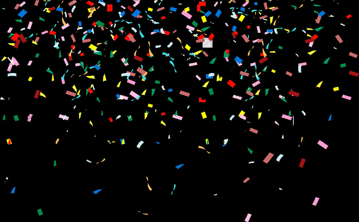 Colorful Confetti Celebration PNG image