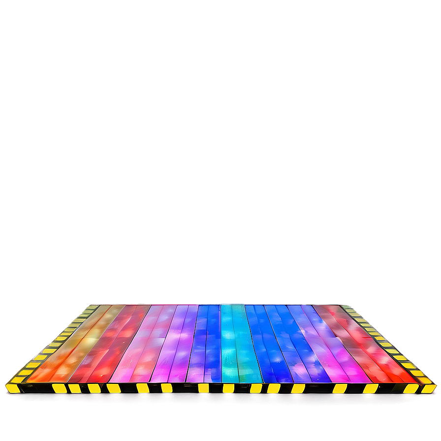 Colorful Dance Floor Png 06262024 PNG image