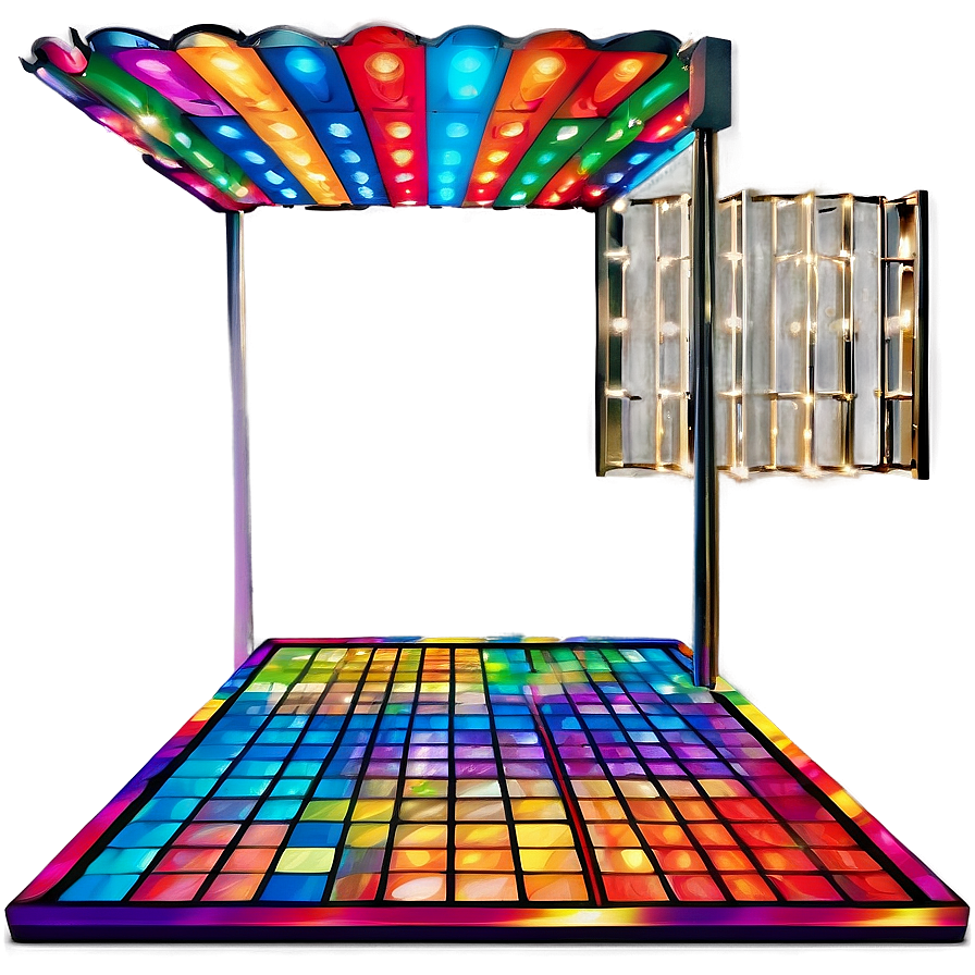 Colorful Dance Floor Png Itg26 PNG image