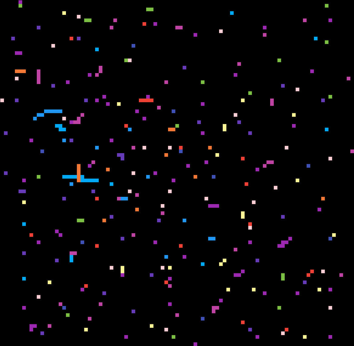 Colorful Digital Sprinkles Pattern PNG image