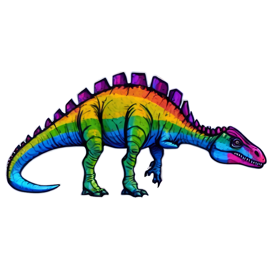 Colorful Dinosaur Png 05032024 PNG image