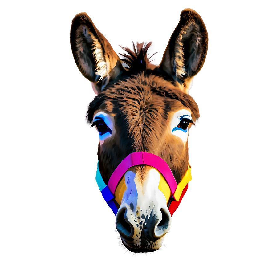 Colorful Donkey Png Pyd PNG image