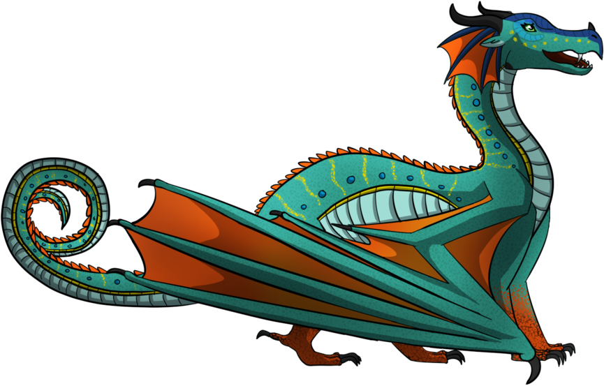Colorful Dragon Illustration Wings Of Fire PNG image