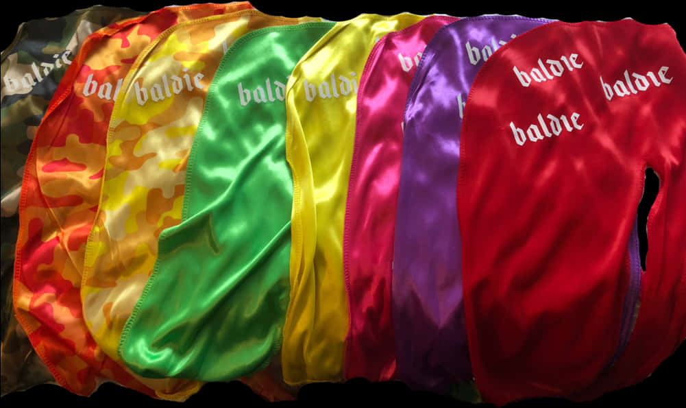 Colorful Durags Collection PNG image