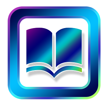 Colorful Ebook App Icon PNG image