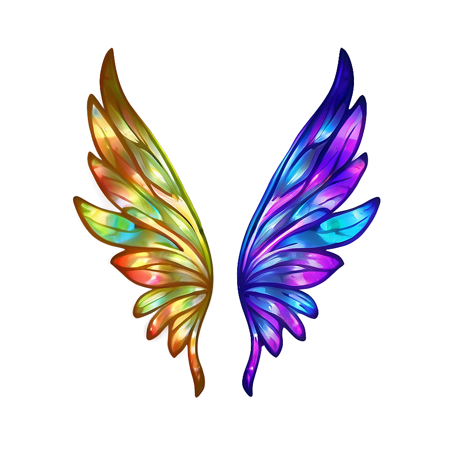 Colorful Fairy Wing Png 56 PNG image