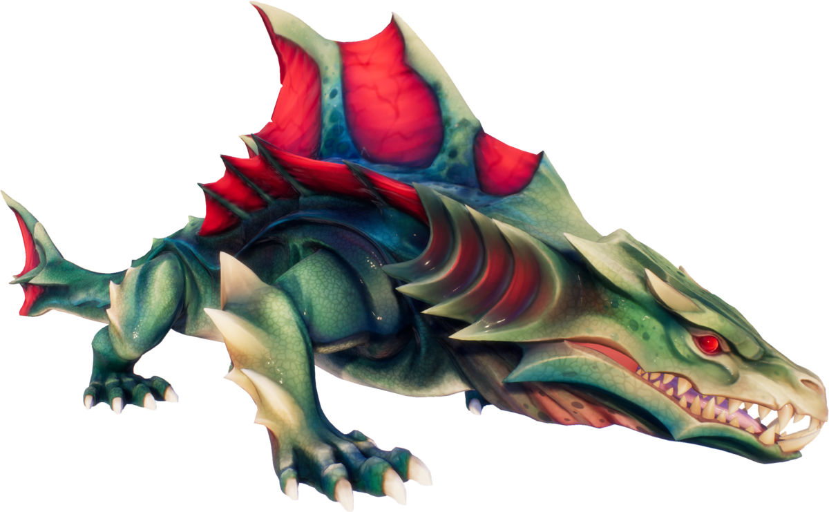Colorful Fantasy Dragon Illustration PNG image