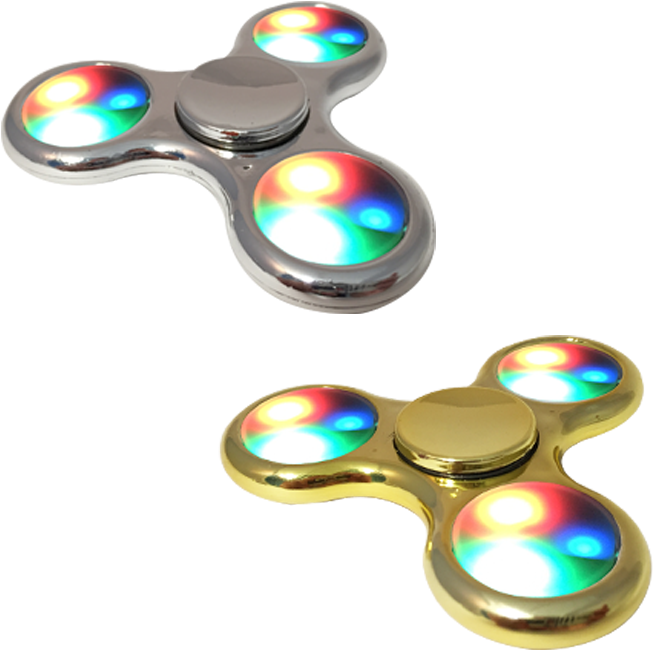 Colorful Fidget Spinners PNG image