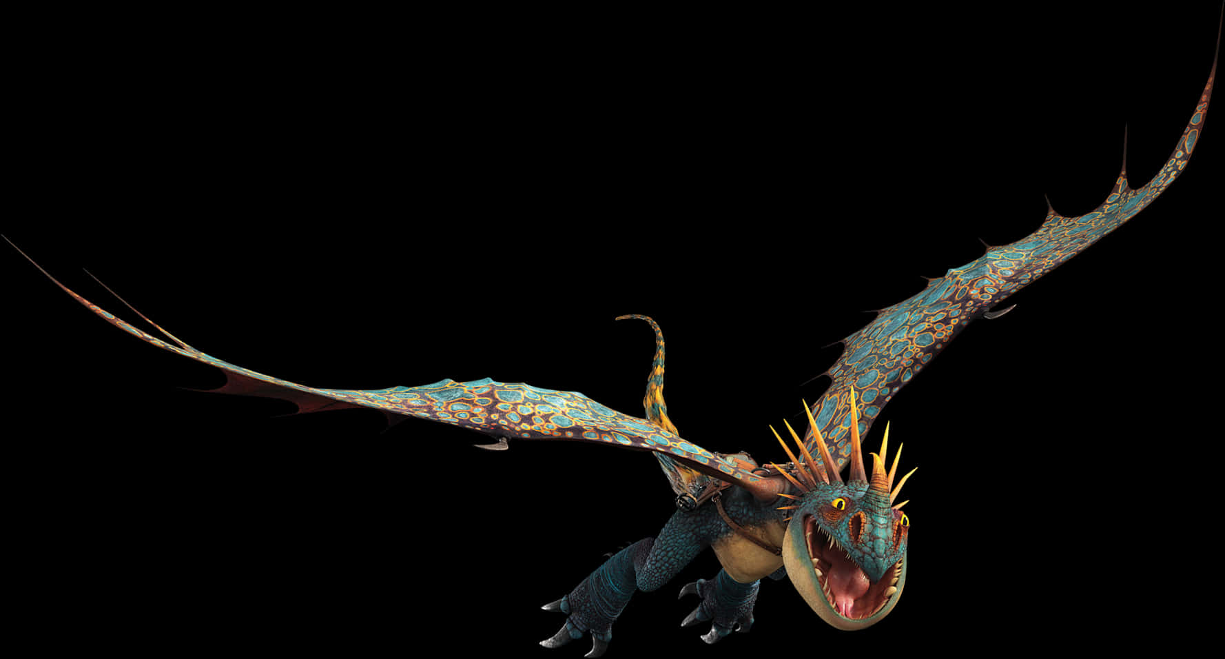 Colorful Flying Dragon PNG image