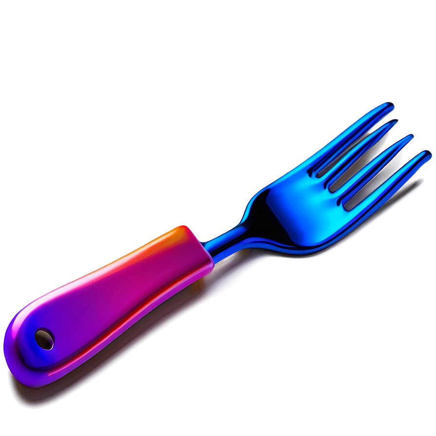 Colorful Fork Png 05252024 PNG image