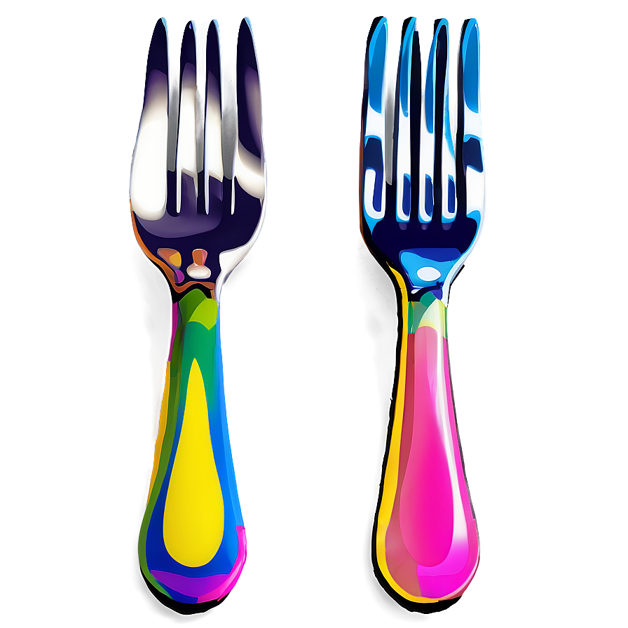 Colorful Fork Png 68 PNG image