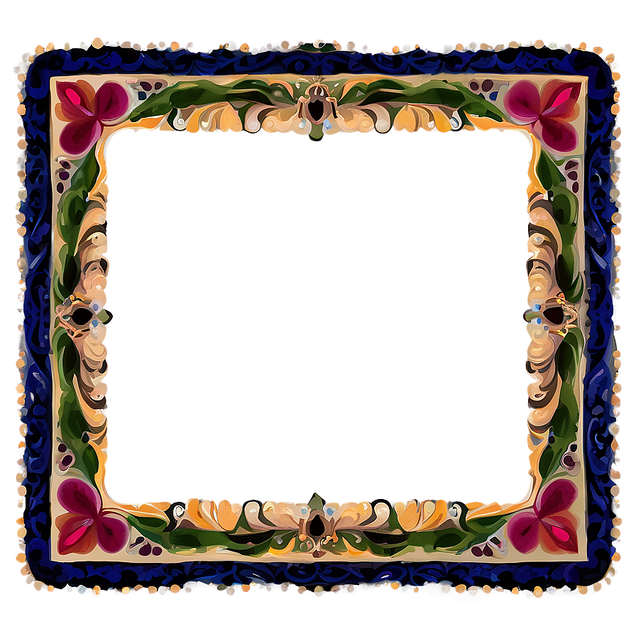 Colorful Frame Border Png 06262024 PNG image