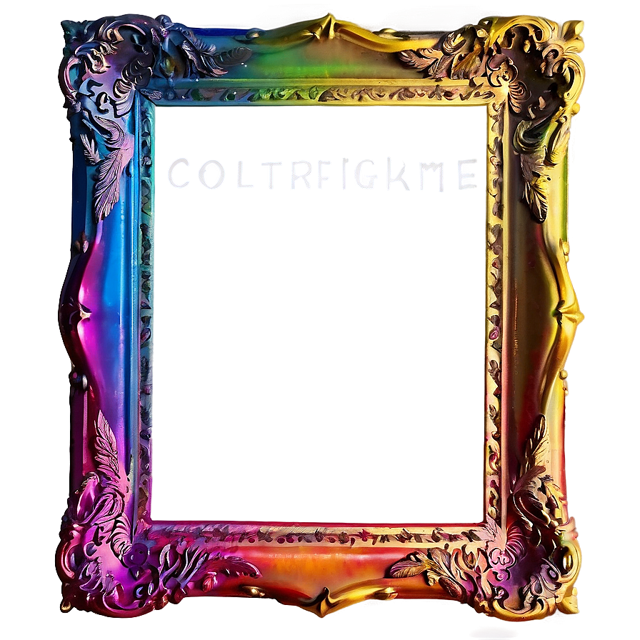 Colorful Frame Design Png 14 PNG image