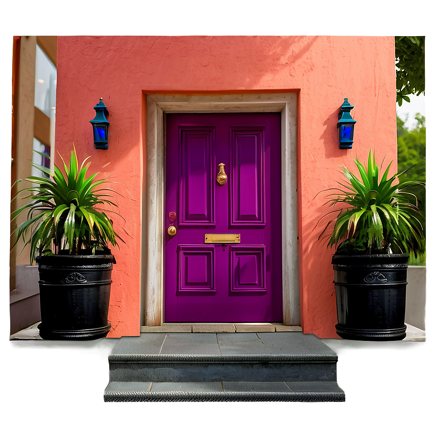 Colorful Front Door Png Pxx PNG image