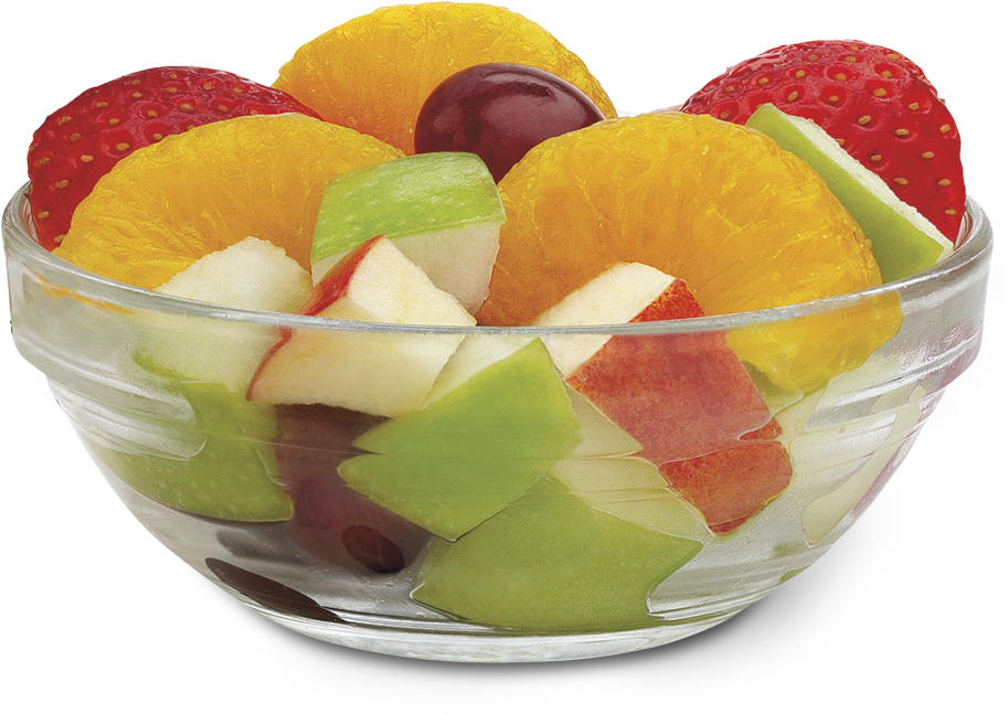 Colorful Fruit Salad Bowl PNG image