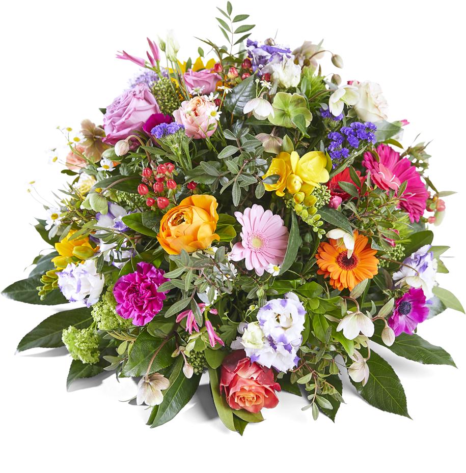 Colorful_ Funeral_ Flower_ Arrangement.png PNG image