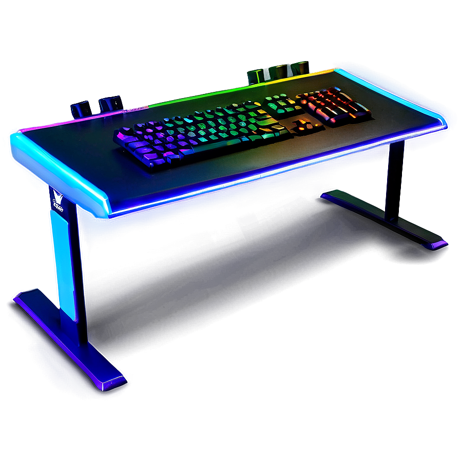 Colorful Gaming Desk Png Qec90 PNG image