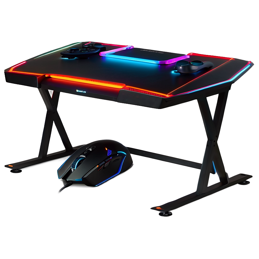 Colorful Gaming Desk Png Vny33 PNG image