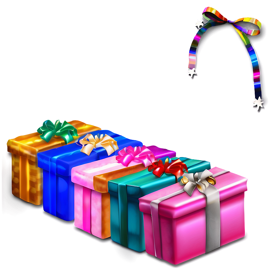 Colorful Gift Box Png Nau48 PNG image